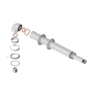 Комплект коаксиальный универсальный Royal Thermo АНТИЛЕД 60/100 - 1000мм